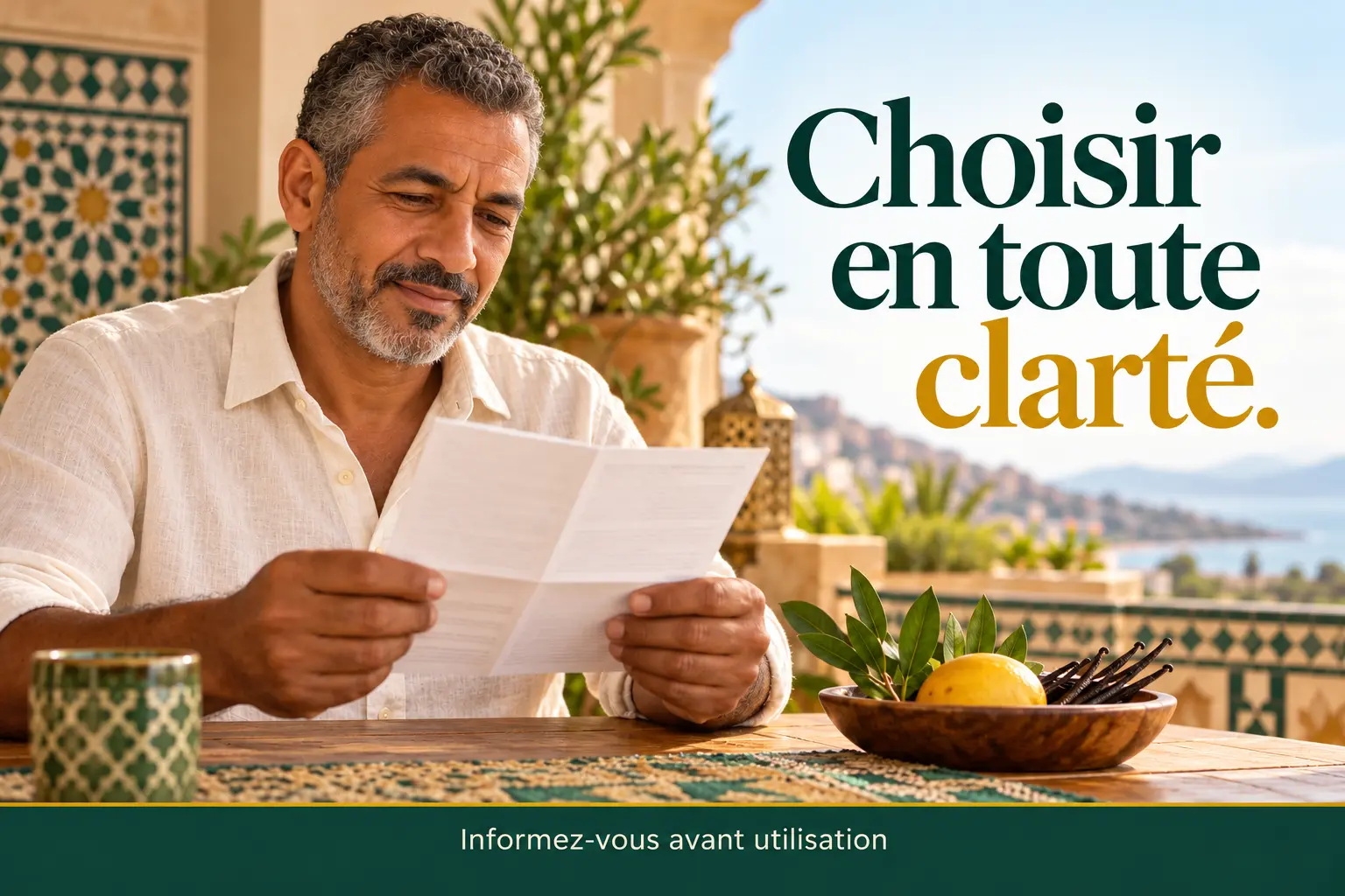 Choisir en toute clarté, informez-vous avant utilisation